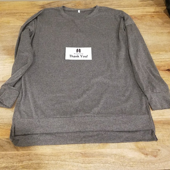 NWT Women's Side Split Crew Neck Pullover - Picture 4 of 8